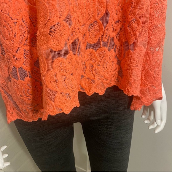 Torrid Corral Sheer Lace Cropped Blouse - Picture 6 of 7